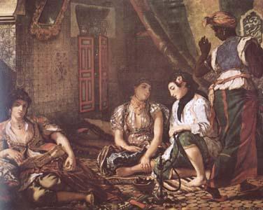 Eugene Delacroix Women of Algiers (mk09) oil painting image